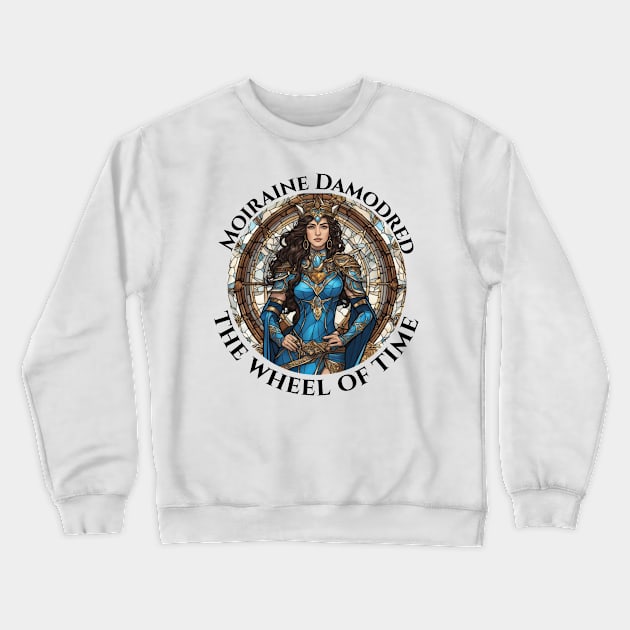 wheel of time  Moiraine Crewneck Sweatshirt by whatyouareisbeautiful